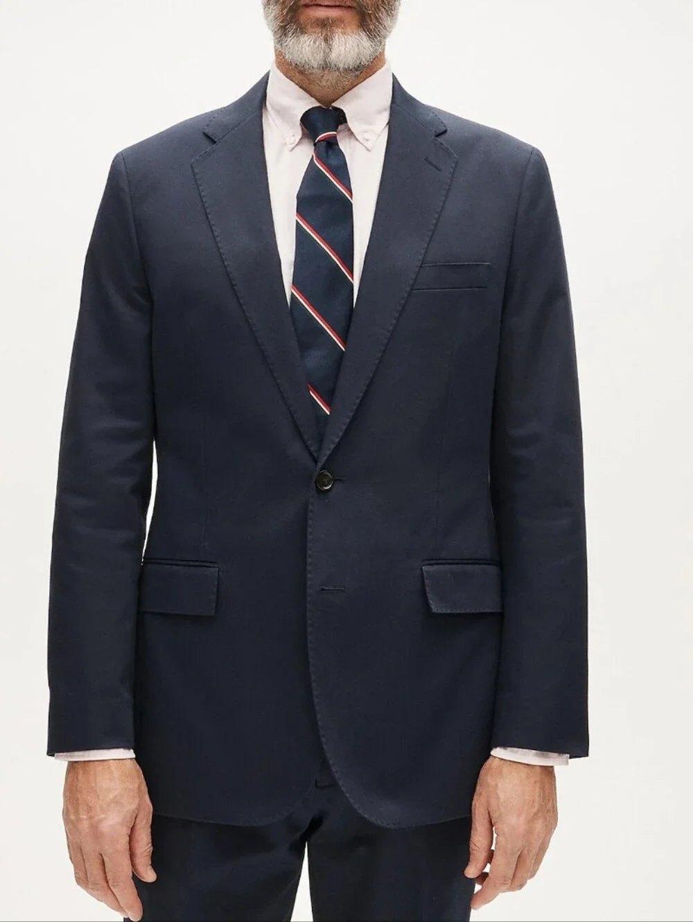 J Crew Ludlow Slim-fit suit jacket in Japanese cotton chino CQ521 Navy Size 42R